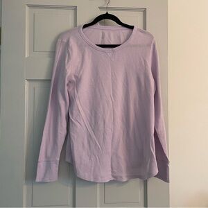 Euc lavender long sleeve GAP thermal top size XL